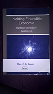 Inleiding Financiële Economie. Markten en intermediairs. Tweede editie