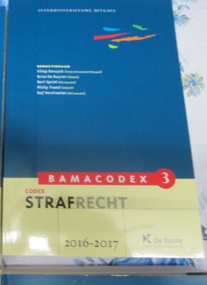 Bamacodex 3: Strafrecht 2016-2017
