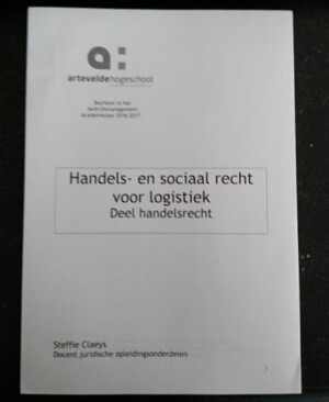 Handels- en sociaal recht voor logistiek - Deel handelsrecht