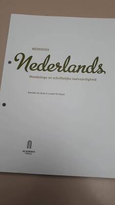 Werkboek Nederlands Mondelinge en schriftelijke taalvaardigheid
