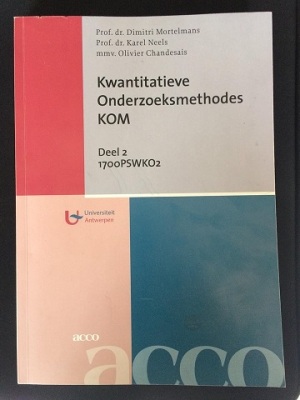 Kwantitatieve onderzoeksmethoden (KOM)