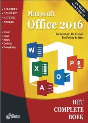 Het complete boek - Microsoft Office 2016