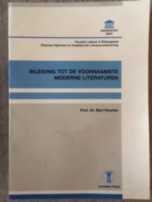 Inleiding tot de voornaamste moderne literaturen