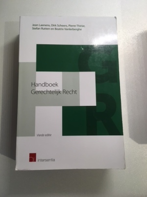 Handboek Gerechtelijk recht