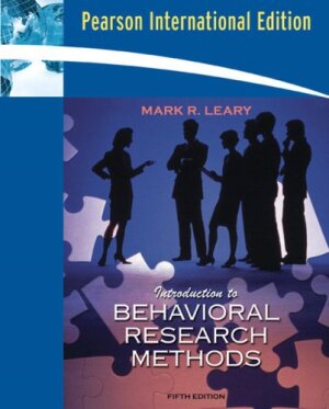 Behavioral research methods