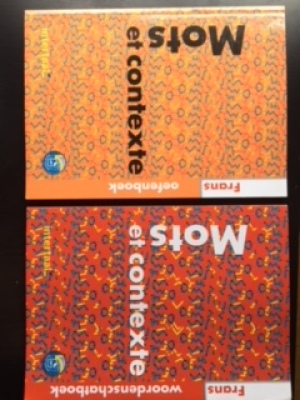 Mots et contexte woordenschatboek