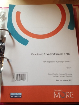Practicum 1; Verkort traject 1718