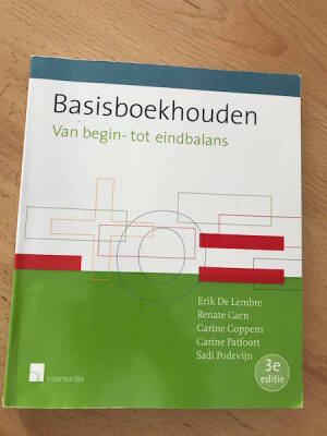 Basisboekhouden van begin- tot eindbalans