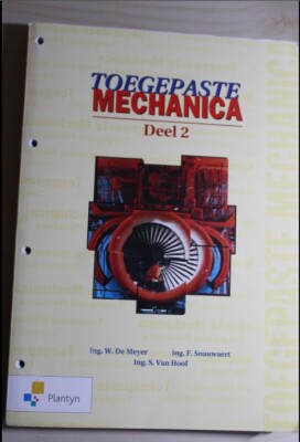 Toegepaste mechanica Deel 2
