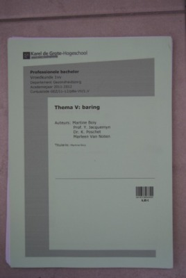 Thema V: Baring