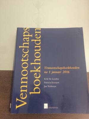 Vennootschapsboekhouden na 1 januari 2016