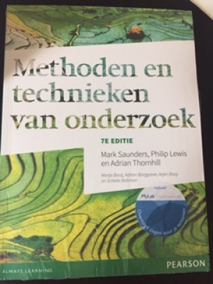 Methoden en technieken van onderzoek 7e editie