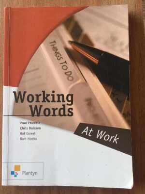 Working words (at Work)