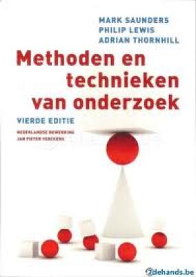 Methoden en technieken van onderzoek