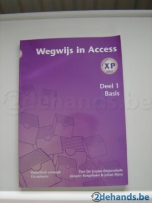 Wegwijs in Access - Deel 1 Basis