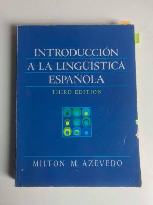 Introduccion a la Lingüística Española