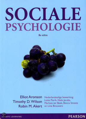 Sociale psychologie: 8e editie