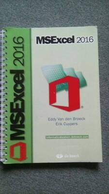 MS Excel 2016