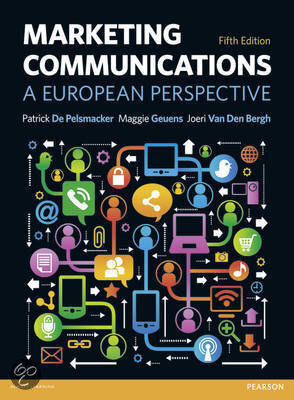 Marketing Communications: A European Perspective, 5/E