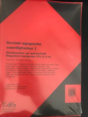 Sociaal-agogische vaardigheden 1