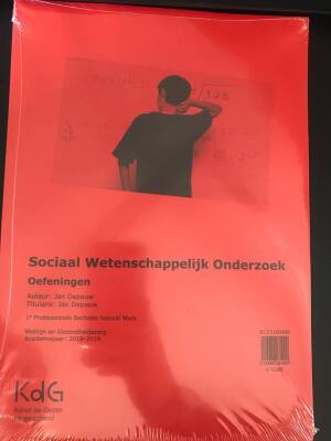 Sociaal Wetenschappelijk Onderozek eofeningen