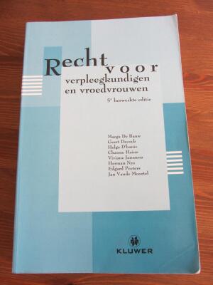 Recht voor Verpleegkundigen en Vroedvrouwen