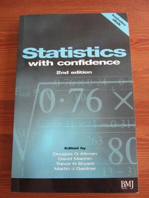 Statistics with confidence