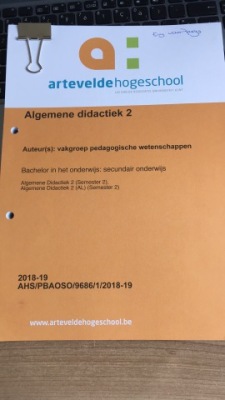 Algemene didactiek 2