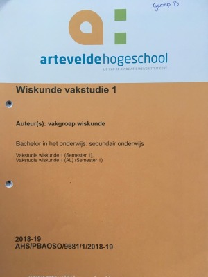 Wiskunde vakstudie 1
