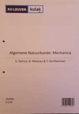 Algemene natuurkunde: mechanica