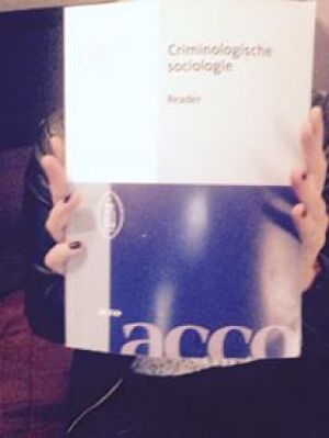 Criminologie sociologie reader