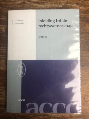 Inleiding tot de rechtswetenschap deel 2