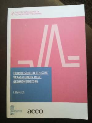 Filosofische en ethische vraagstukken in de gezondheidszorg