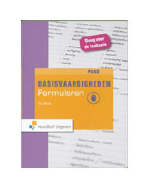 Basisvaardigheden formuleren incl. CD-rom