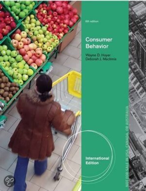 Consumer Behavior, International Edition