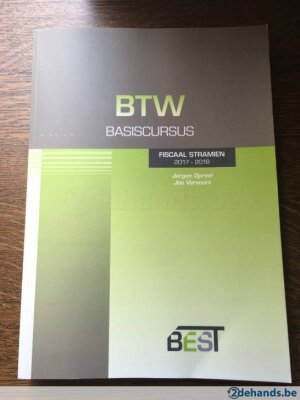 BTW Basiscursus - Fiscaal stramien 2017 - 2018