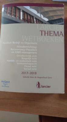 Larcier thema wetboeken 2017-2018