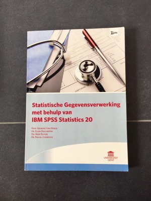 Statistische Gegevensverwerking met behulp van IBM SPSS 20