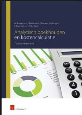 Analytisch boekhouden en kostencalculatie