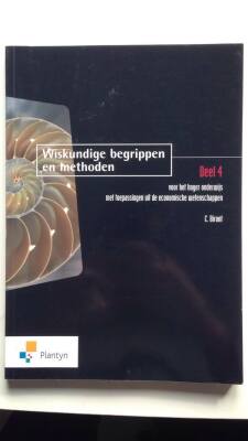 Wiskundige begrippen en methoden Deel 4