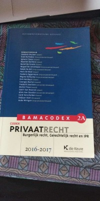 Bamacodex 2A - Privaatrecht (burgerlijk recht, gerechtelijk recht & IPR) 2018-2019