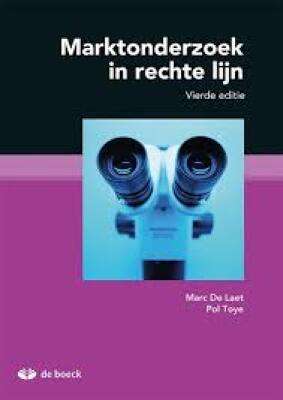 Marktonderzoek in rechte lijn 4 e editie