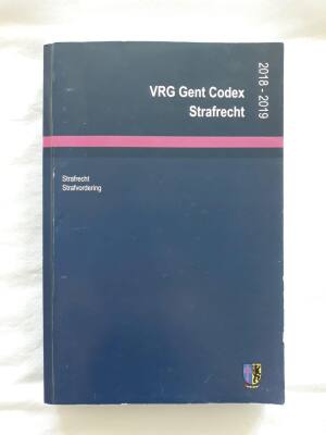 VRG Gent Codex Strafrecht 2018-2019