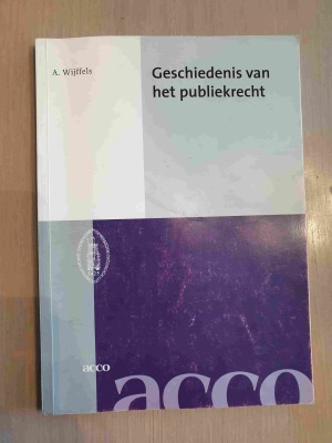 Geschiedenis van het Publiekrecht