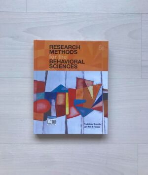 Research methods for the behavioral sciences 6th edition