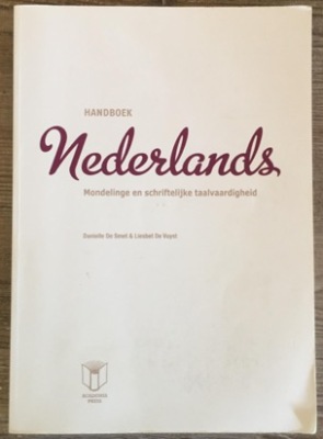 Handboek Nederlands Mondelinge en schriftelijke taalvaardigheid