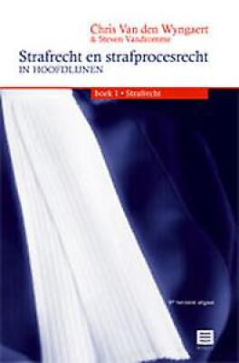 Strafrecht en strafprocesrecht in hoofdlijnen, Boek I: Strafrecht