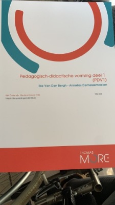 pedagogisch-didactische vorming deel 1 (PDV1)