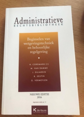 Beginselen van wetgevingstechniek en behoorlijke regelgeving - 2016
