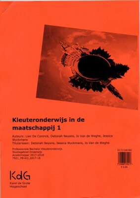 Kleuteronderwijs in de maatschappij 1